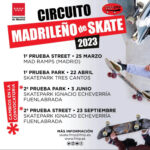 Circuito Madrileño de Skate 2023, nuevas localizaciones